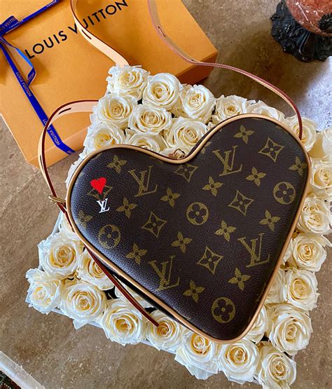 Louis Vuitton heart shaped